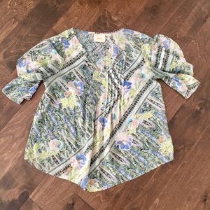 Floral Anthro blouse
